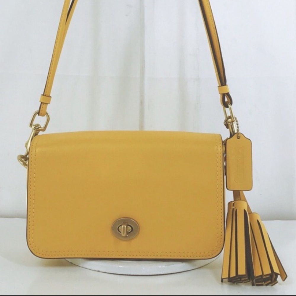 Coach Archival Tassel Penny Flap Convertible Bag